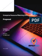 Proposal: Planning (ERP) Application