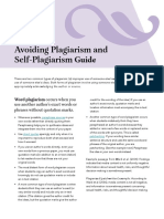 Avoiding Plagiarism and Self-Plagiarism Guide: 7th Edition