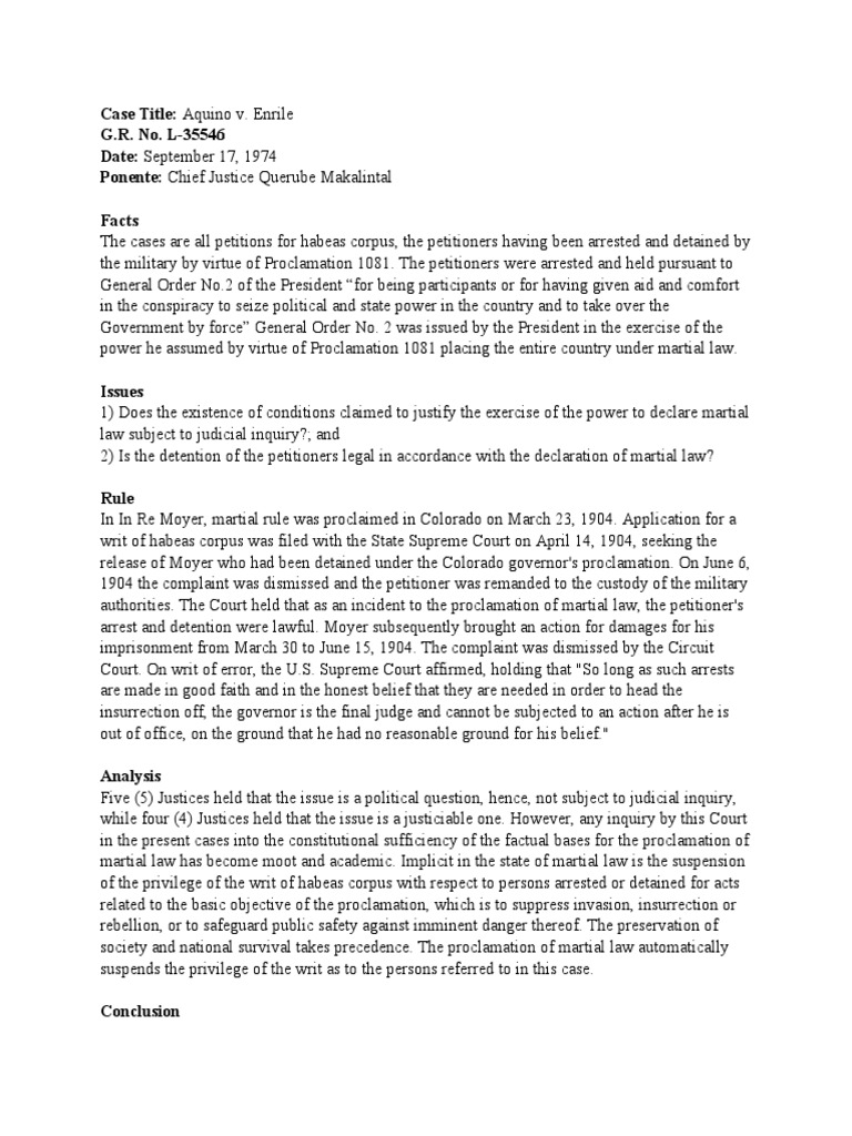 Aquino v enrile pdf habeas corpus remand detention 