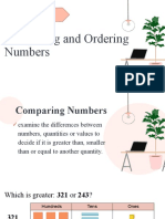 Chapter 1 Lesson 4 Comparing and Ordering Numbers