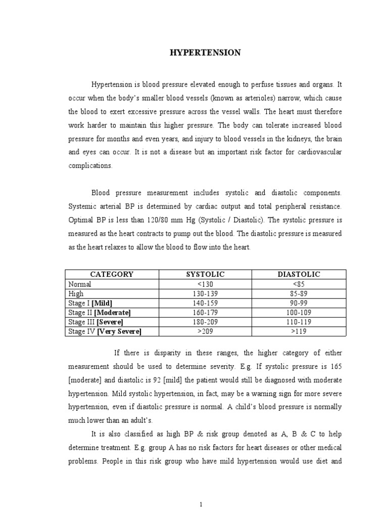 Hypertension: Causes and Management | PDF | Hypertension | Blood Pressure