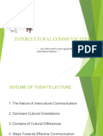 I.E. Intercultural Communication