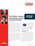 Hot Water Heater Failures - Assessing A Common Residential Risk