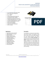 Gs66502B Bottom-Side Cooled 650 V E-Mode Gan Transistor Preliminary Datasheet