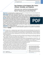 Ten-Year Single-Center Experience of The Ketogenic Diet: Factors in Uencing Efficacy, Tolerability, and Compliance