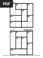 Kenken 6x6 All | PDF | Sports & Recreation | Science