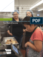 Food Vision 2030 - SWOT - Food Waste & Recovery