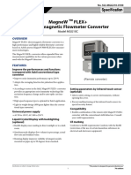 Azbil, MagneW3000 FLEX Electromagnetic Flowmeter Converter 7th Ed