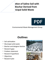 Revitalization of Saline Soil With Acidic Biochar Derived From Municipal Solid Waste