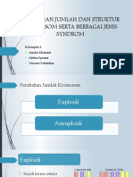 Perubahan Jumlah dan Struktur Kromosom serta Berbagai Jenis Syndrom