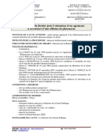 Dossier Ouverture Officine de Pharmacie - MINSANTE-DPML Cameroun