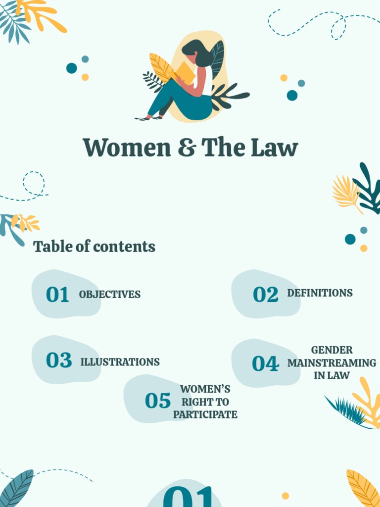 Women and The Law - Gender and Society Presentation | PDF | Rights ...