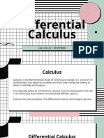 Differential Calculus Reviewer PDF