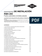 Roma Rsh-250 Manual