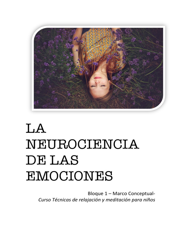 Neurociencia de las Emociones en Niños | PDF | Las emociones | Aprendizaje