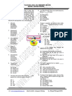 Kumpulan Soal-Soal Asli SMM/SMPD Usu 2021 Bidang: Bahasa Inggris