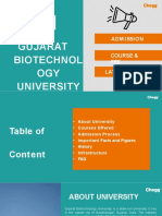 Gujarat Biotechnology University - (GBU), Gandhinagar