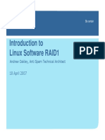 Introduction to Linux Software RAID1