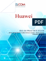 Huawei h12-211 Practice Exam Hcna-hntd h