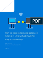 How To Run Desktop Applications in Azure X11 Linux Virtual Machines