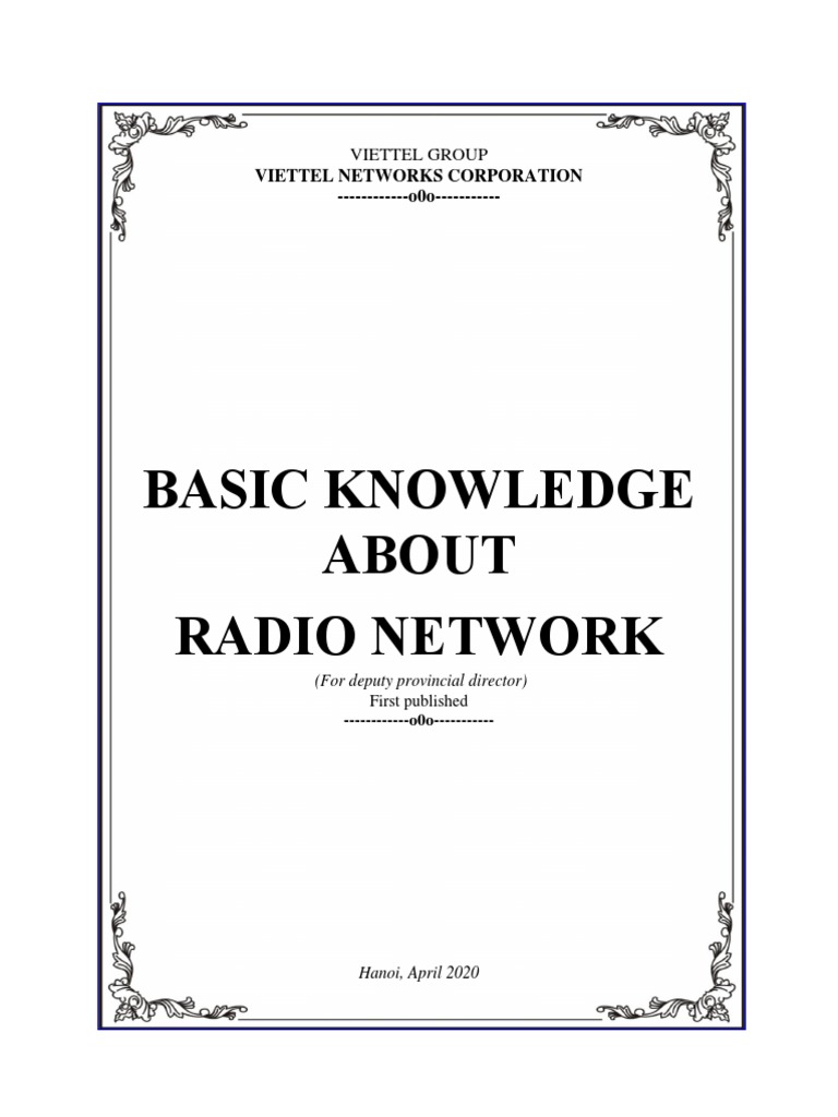 Radio Network Basics for Directors | PDF | Communication | Computer Science