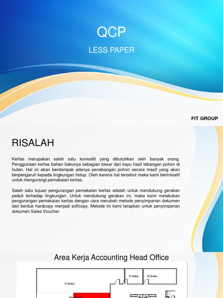 Pengurangan Pemakaian Kertas QCP | PDF
