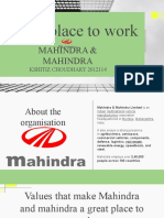 Great Place To Work: Mahindra & Mahindra