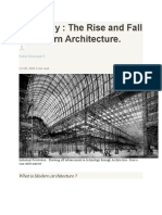 The Rise and Fall of Modern Architecture