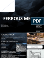 Ferous Metals (Wrought Iron)