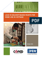 Lead in Solvent-Based Paints For Home Use in Vietnam: October 2016