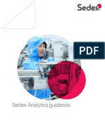 Sedex Analytics guidance overview