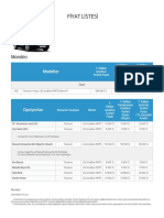 Ford-Mondeo Fiyat Listesi
