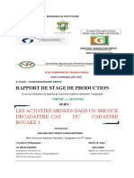 Rapport de Stage