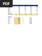 Decision Making & Uncertainty Excel Sheet