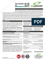 Ecopoly Clear Finish & Sealer Product Data Sheet: Description