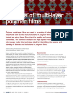 Analysis of Multi-Layer Polymer Films: Experimental