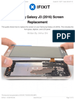 Samsung Galaxy J3 (2016) Screen Replacement: Written By: Arthur Shi