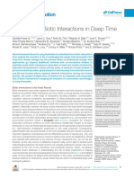 Investigating Biotic Interactions in Deep Time: Ecology & Evolution