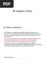 IP Address, Ports