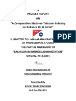 Front Page of Project Report