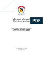 Informe de Laboratorio (Movimiento Armonico)