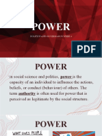 Power: Politics and Governance Week 4
