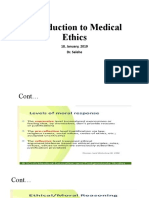 Introduction To Medical Ethics