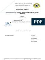 Resource Unit On NCM 105: Cultural Aspect of Dietary Planning and Filipino Dietary Practices