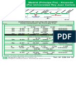 Madrid (Príncipe Pío) - Alcorcón (Por Universidad Rey Juan Carlos)