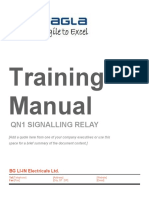 Training Manual: Qn1 Signalling Relay