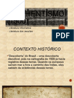 Literatura do Quinhentismo no Brasil