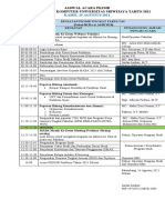 Jadwal Acara Pk2Mb Fakultas Ilmu Komputer Universitas Sriwijaya Tahun 2021