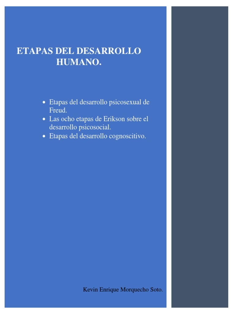 Etapas Del Desarrollo Humano | PDF | Adultos | Adolescencia