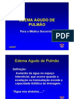 Edema Agudo de Pulmão